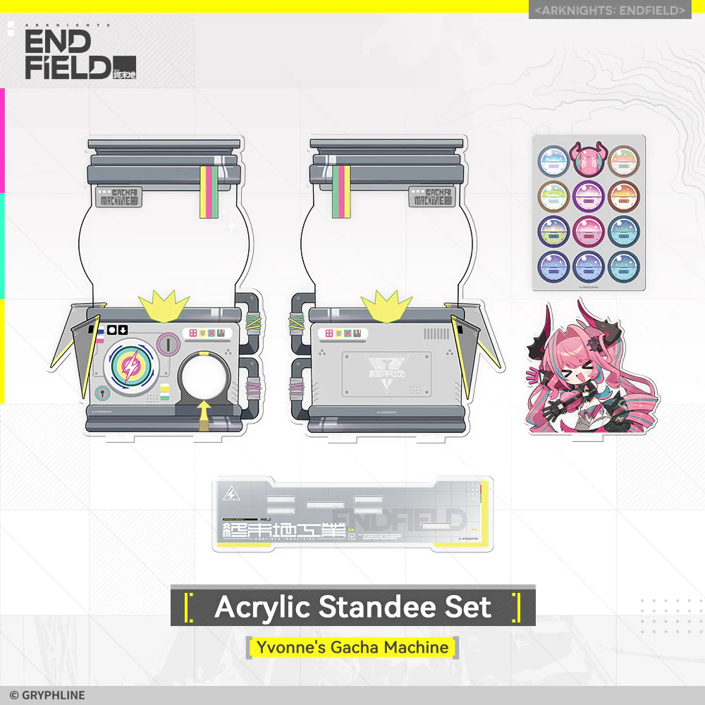 Arknights: Endfield · Acrylic Standee Set - Yvonne's Gacha Machine - Image 3