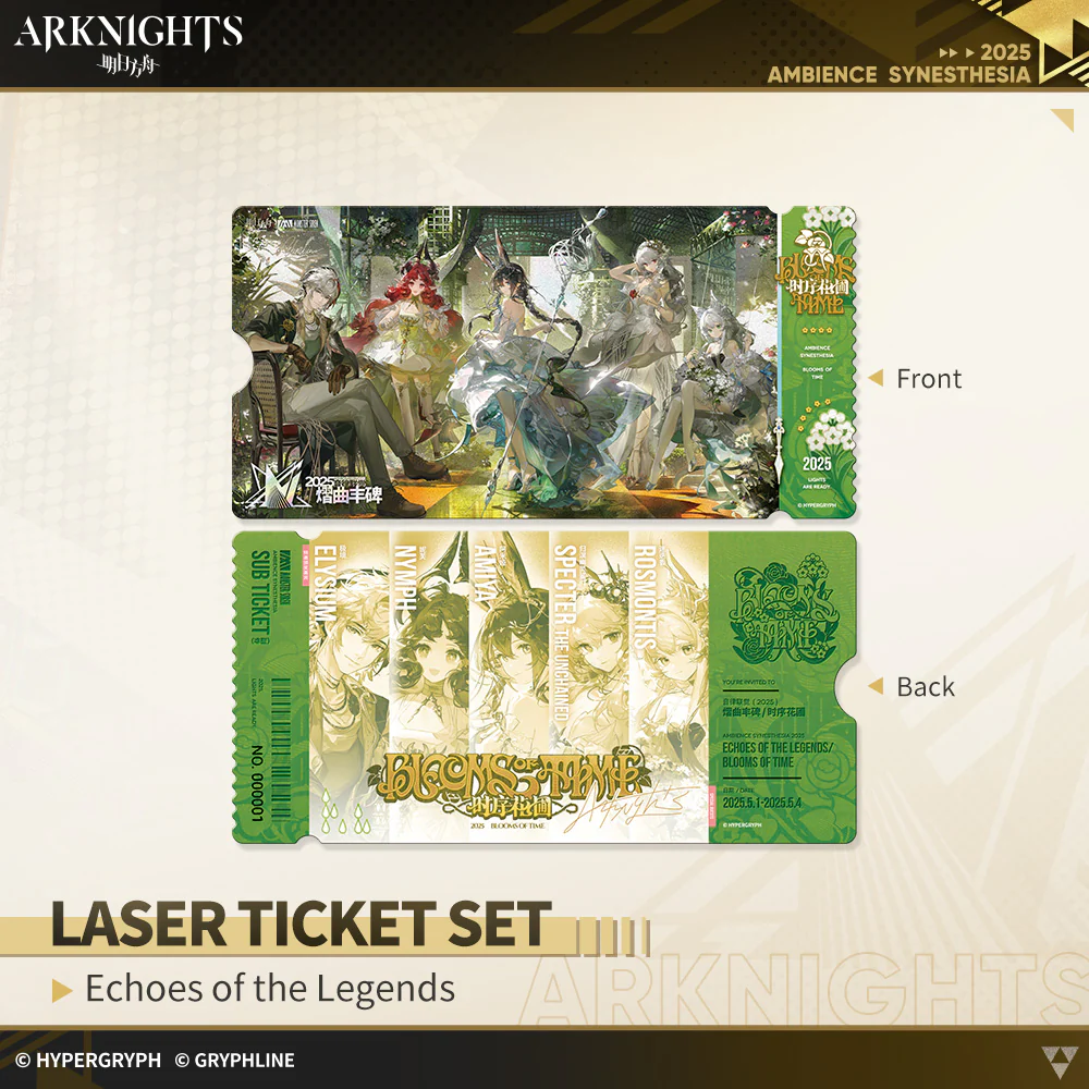 Arknights · Laser Ticket Set - Echoes of the Legends - Image 6